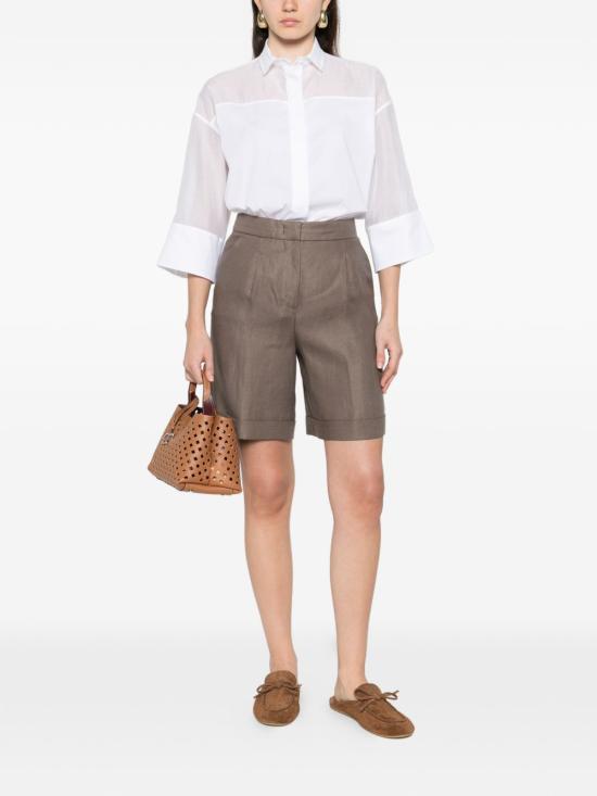 26SS 페세리코 숏팬츠 A04083Z 02606151 Brown - PESERICO