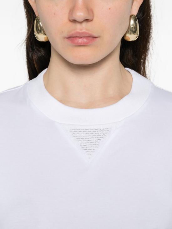 26SS 페세리코 반팔 티셔츠 A06879J0 0070C00C White - PESERICO