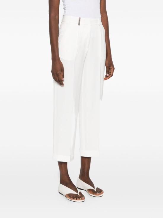 26SS 페세리코 스트레이트 팬츠 A04573 01972002 White - PESERICO