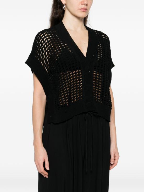 26SS 페세리코 가디건 A99075F07 09110705 Black - PESERICO