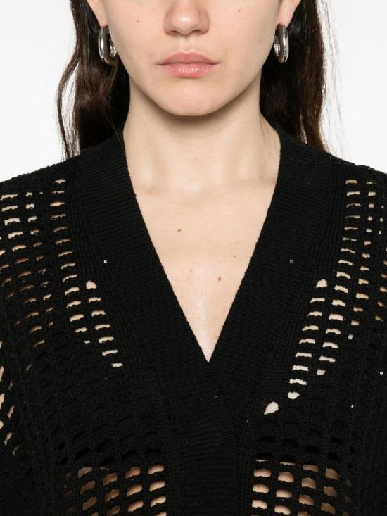 26SS 페세리코 가디건 A99075F07 09110705 Black - PESERICO