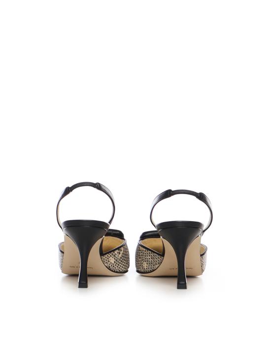 26SS 마놀로 블라닉 힐/펌프스 4252139 9076 CREAM Black - MANOLO BLAHNIK