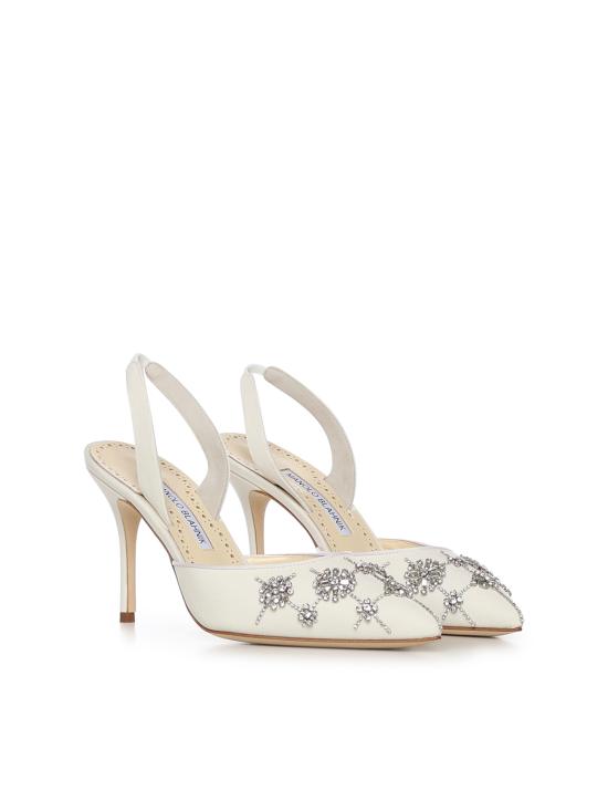 26SS 마놀로 블라닉 힐/펌프스 4252060 1205 CREAM - MANOLO BLAHNIK