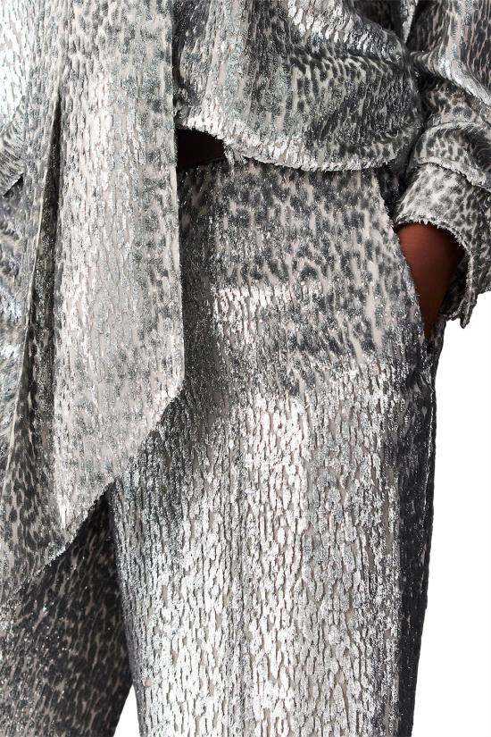 26SS 스텔라 맥카트니 스트레이트 팬츠 6440113HJ303 8000 Silver - STELLA MCCARTNEY