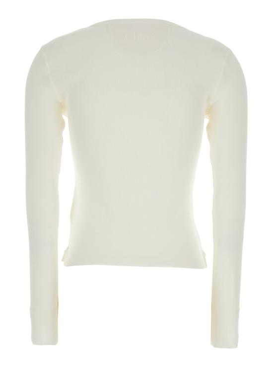 26SS 끌로에 긴팔 티셔츠 CH26SJH29185107 White - CHLOE