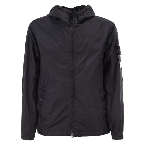  스톤 아일랜드 크링클 랩스 NY 윈드 레지스턴스 안티 드롭 후드 자켓 L1S154100001 NAVY