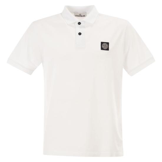  스톤 아일랜드 폴로 티셔츠 L1S152200008 WHITE