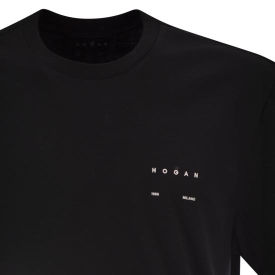 26SS 호간 폴로 티셔츠 KQMB3522360ZFV BLACK - HOGAN