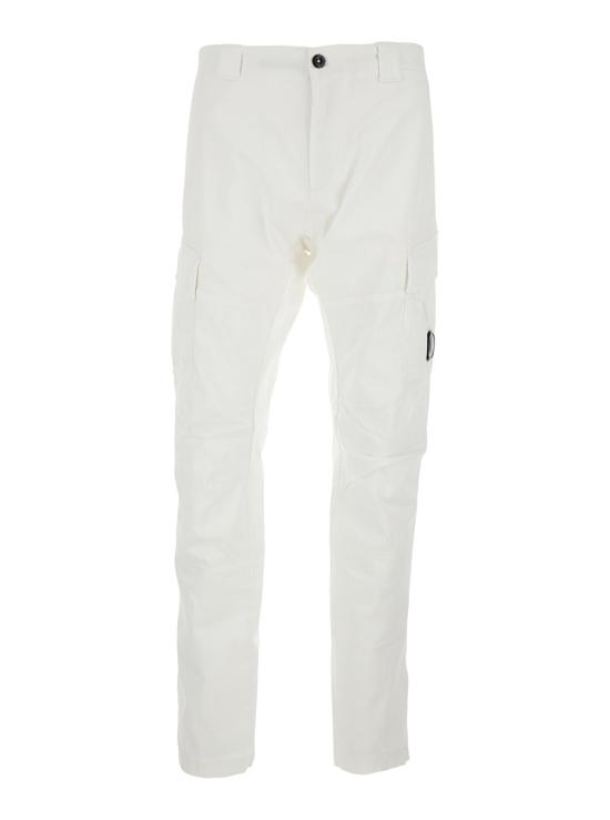 26SS 씨피 컴퍼니 스트레치 새틴 카고 팬츠 RSCMPA743A005694G103 White