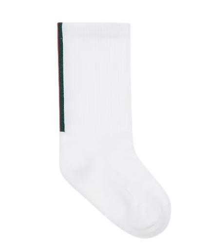  [키즈] 구찌 발목 양말 802752 4KACK9066 White dark green