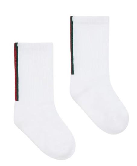 24FW [키즈] 구찌 언더웨어 802752 4KACK9066 White dark green - GUCCI