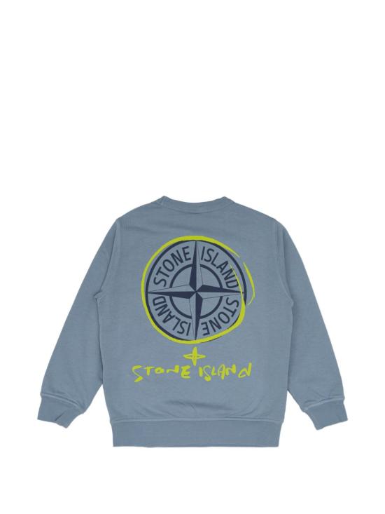 26SS [키즈] 스톤 아일랜드 트레이닝 상의 L1S166100018 S0370V004A Blue - STONE ISLAND