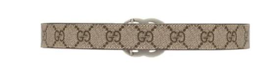  [키즈] 구찌 가죽 벨트 432707 2ZG0G9742 Beige ebony - GUCCI