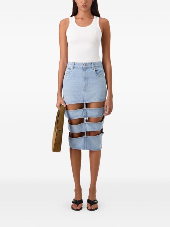 26SS 코페르니 미디 스커트 COPJ122 F2054BLU Blue - COPERNI