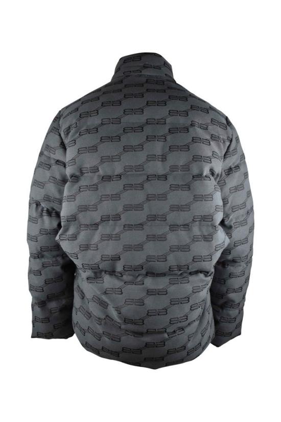  발렌시아가 자켓 모노그램이 새겨진 퀼팅 다운 재킷 - BALENCIAGA