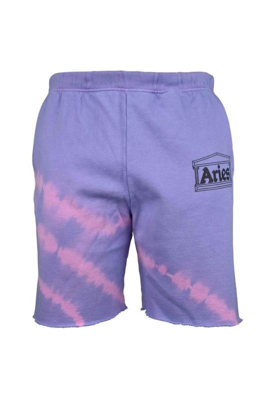  에리즈 어라이즈 숏팬츠 보라색 타이 다이 반바지 (허리밴드 포함)