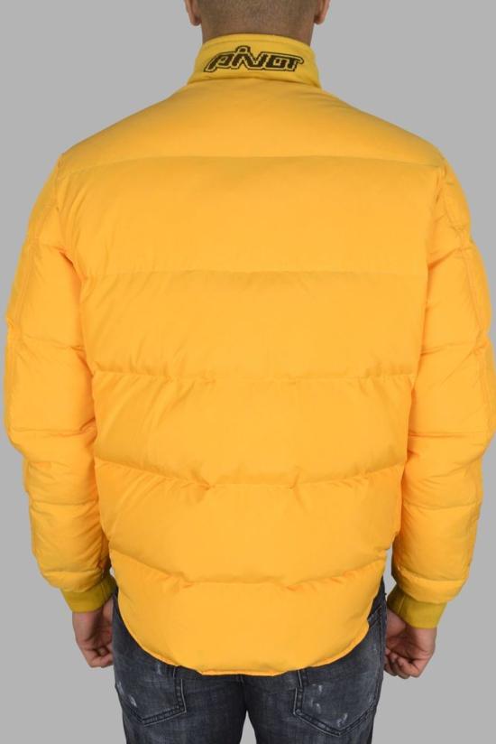  오프화이트 자켓 양면으로 착용 가능한 패딩 재킷, 대조적인 디자인 요소 - OFF WHITE