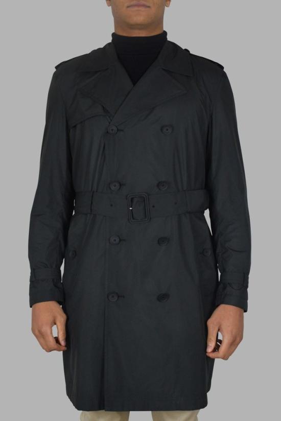  발렌티노 가라바니 코트 더블 브레스트 블랙 트렌치 코트 (맞춤형 허리선) - VALENTINO GARAVANI