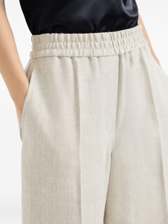 26SS 브루넬로 쿠치넬리 스트레이트 팬츠 MH528P9131 C001 - BRUNELLO CUCINELLI