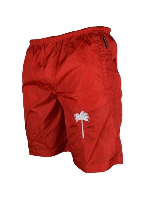  팜앤젤스 스윔팬츠 빨간색 나일론 수영 반바지 - PALM ANGELS