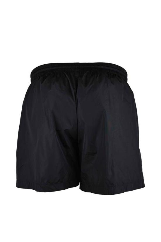  오프화이트 스윔팬츠 아이코닉한 로고 프린트가 돋보이는 블랙 수영 반바지 - OFF WHITE