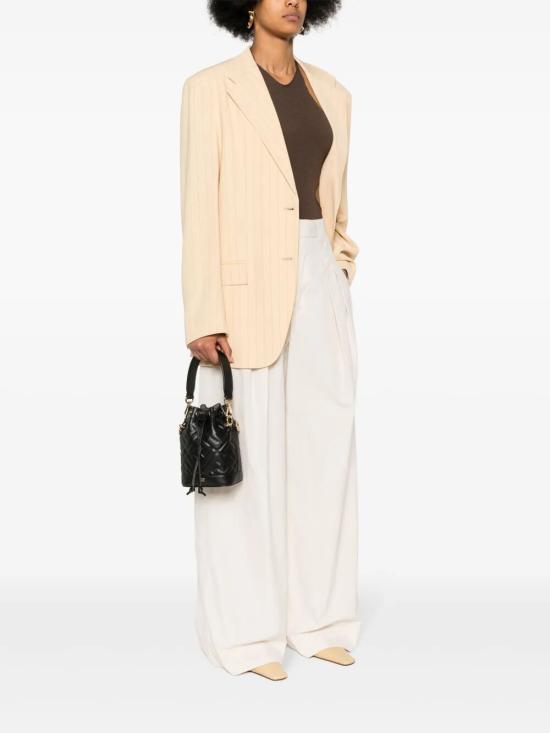 26SS 펜디 몬트레조 레더 미니 백 8BS093 ANWT F0KUR NERO ORO SOFT - FENDI