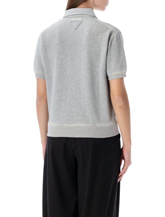 25FW 프라다 폴로 티셔츠 135726173J F0684 Grigio - PRADA