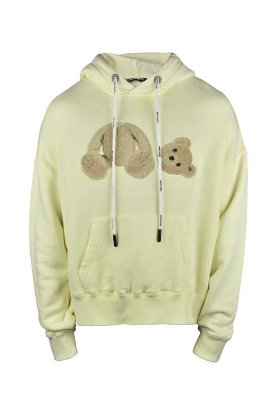  팜앤젤스 후드 티셔츠 파스텔 옐로우 후드티