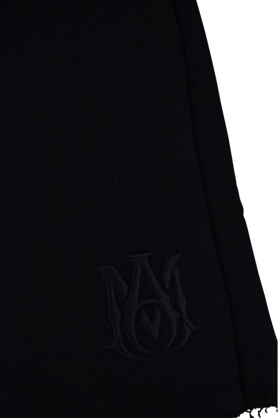  아미리 숏팬츠 편안한 핏의 블랙 코튼 반바지 - AMIRI