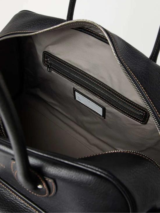 26SS 브루넬로 쿠치넬리 그레인 카프스킨 위켄더 백 MBZIBU428 C101 - BRUNELLO CUCINELLI