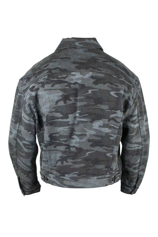  발렌시아가 데님 자켓 위장 무늬  재킷 (버튼 여밈) - BALENCIAGA