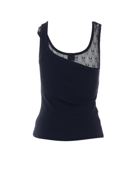 26SS 핑코 민소매 티셔츠 106461 A362Z99 Black - PINKO