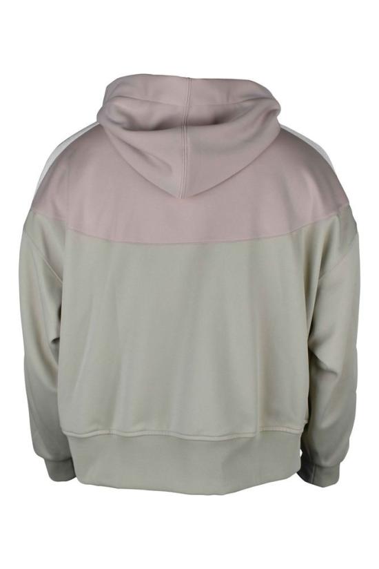  팜앤젤스 후드 티셔츠 투톤 컬러의 후드와 로고가 있는 지퍼 여밈 가디건 - PALM ANGELS