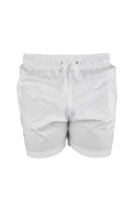  아미리 스윔팬츠 허리끈이 있는 흰색 폴리에스터 수영 반바지