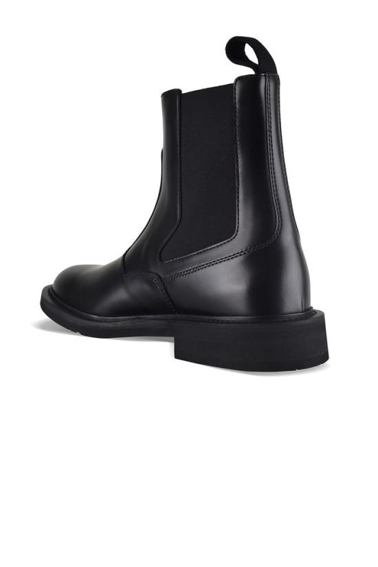  보테가베네타 부츠 블랙 가죽 첼시 - BOTTEGA VENETA