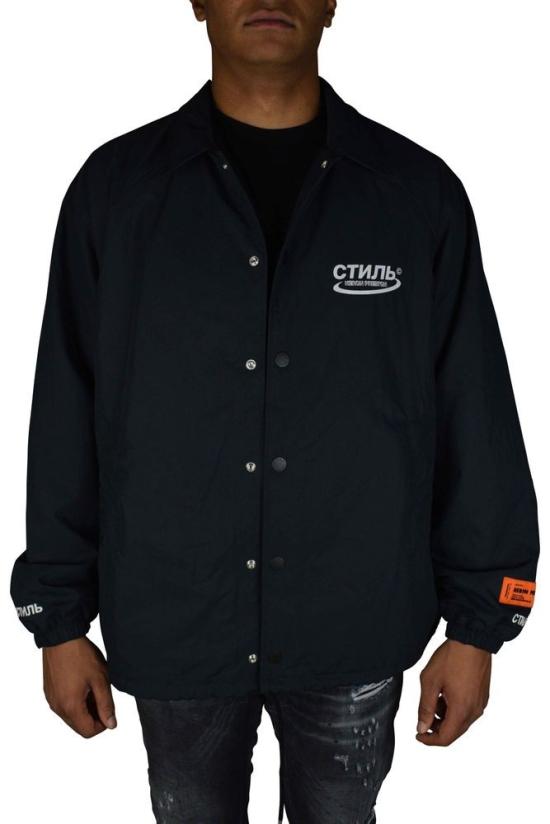  헤론 프레스톤 자켓 후드 일체형 캐주얼 블랙 재킷 - HERON PRESTON