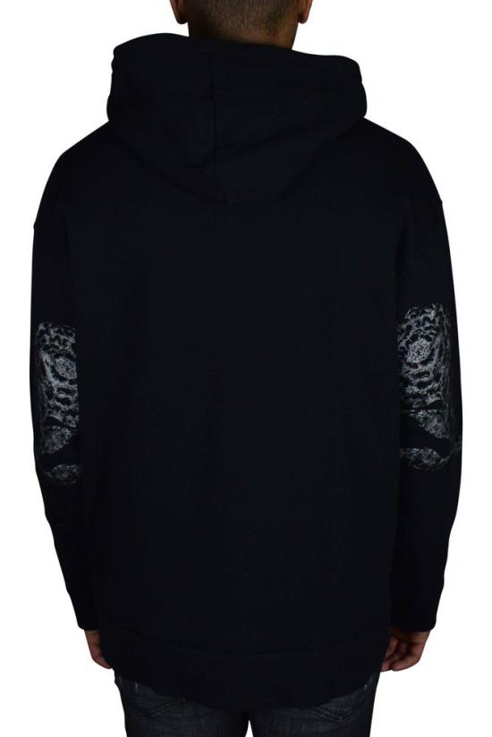  발렌티노 가라바니 후드 티셔츠 발렌티노 플로럴 프린트 후드티 (캥거루 포켓 포함) - VALENTINO GARAVANI