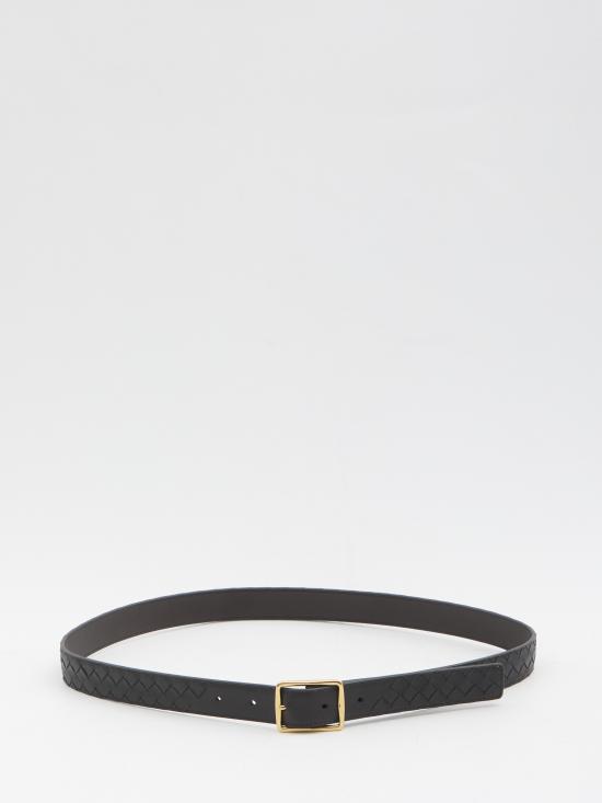 26SS 보테가베네타 레귤러 벨트 855244 BLACK