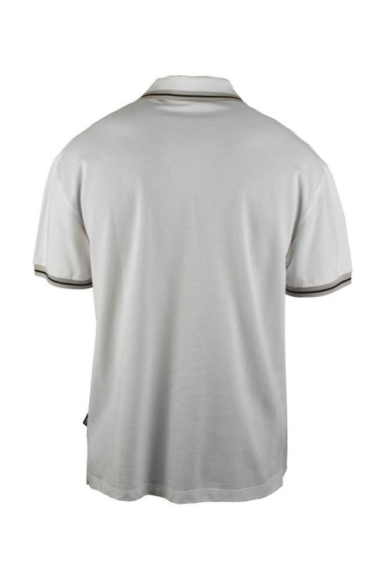  팜앤젤스 폴로 티셔츠 스트라이프 트림이 있는 클래식 화이트 폴로 셔츠 - PALM ANGELS