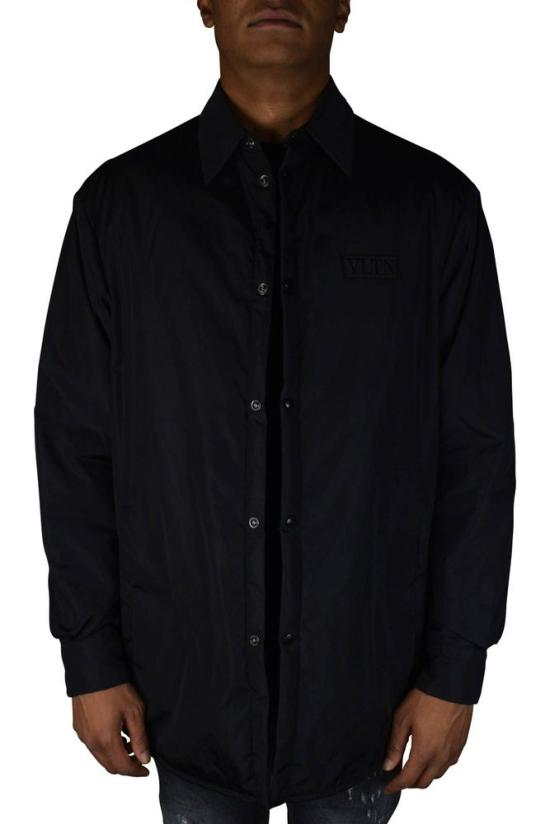  발렌티노 가라바니 자켓 엠보싱 로고가 있는 방수 재킷 - VALENTINO GARAVANI