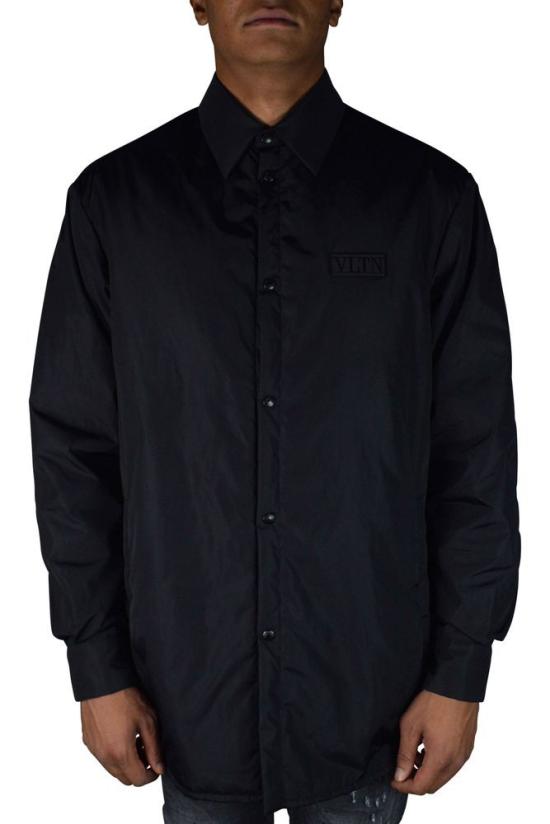  발렌티노 가라바니 자켓 엠보싱 로고가 있는 방수 재킷 - VALENTINO GARAVANI