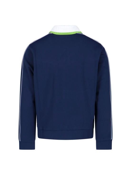 26SS 카사블랑카 긴팔 티셔츠 M SP26 JTP 391 01 NAVY Blue - CASABLANCA