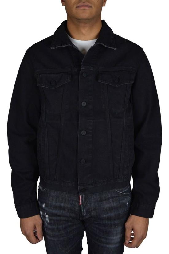  오프화이트 데님 자켓 블랙  재킷 - OFF WHITE