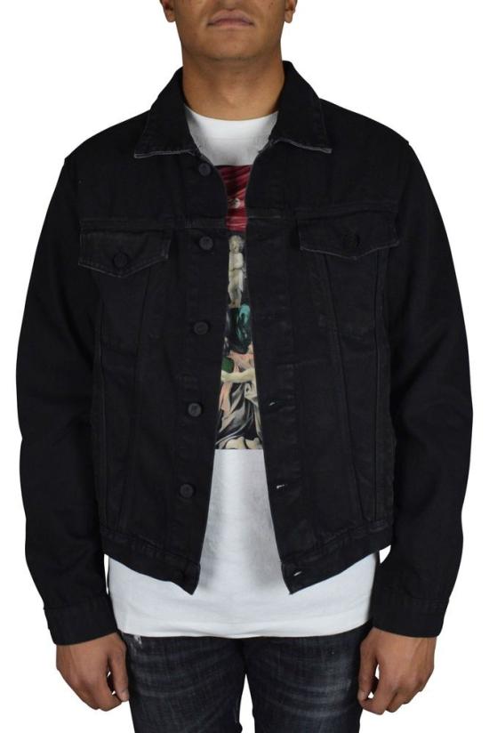  오프화이트 데님 자켓 블랙  재킷 - OFF WHITE