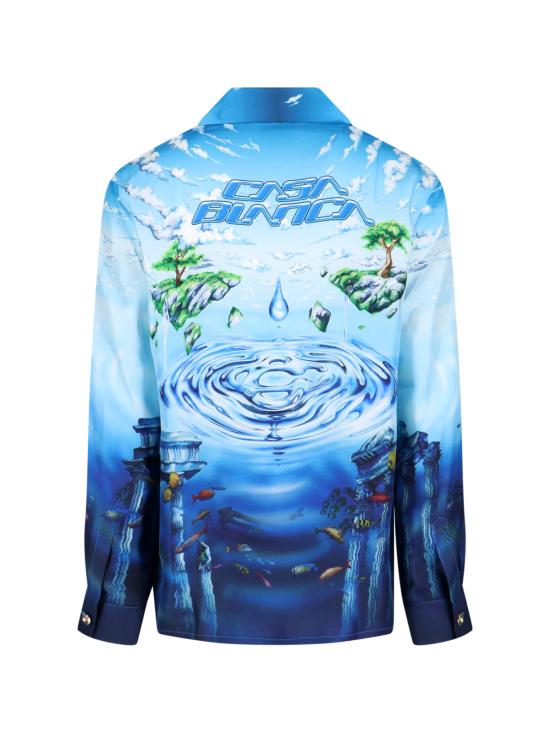 26SS 카사블랑카 긴팔 셔츠 M SP26 SH 006 01 LOST ATLANTIS MultiColour - CASABLANCA