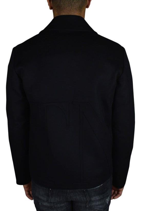  발렌티노 가라바니 자켓 Vltn 자수 장식이 있는 블랙 울 재킷 - VALENTINO GARAVANI