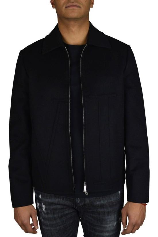  발렌티노 가라바니 자켓 Vltn 자수 장식이 있는 블랙 울 재킷 - VALENTINO GARAVANI