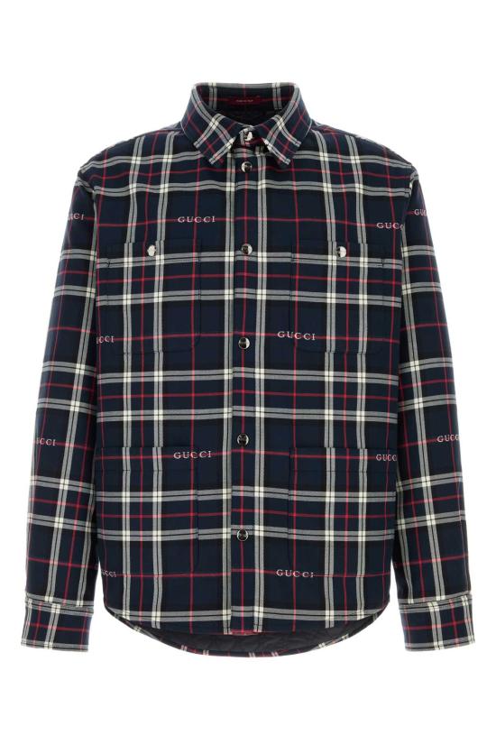 26SS 구찌 긴팔 셔츠 853013ZAUAC 4069 Checked