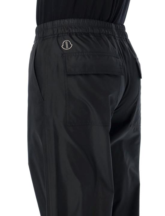 26SS 릭오웬스 몽클레어 스트레이트 팬츠 MU01F2A02M8115 999 Nero - RICK OWENS MONCLER