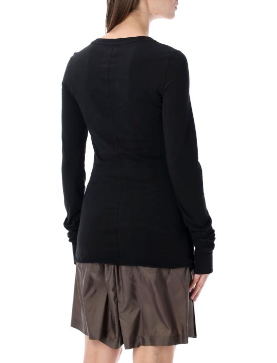 26SS 릭오웬스 몽클레어 반팔 티셔츠 MU01F8D0189AHD 999 Nero - RICK OWENS MONCLER